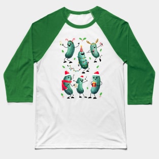 Holiday Pickles, Now With More Pickles! Baseball T-Shirt